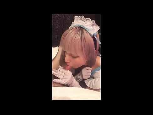 ❤️ Ídolo japonês [mayuka], roupa de empregada francesa, parte 1, broche e masturbação com loção ❤❌ Sexo vídeo em nós ﹏